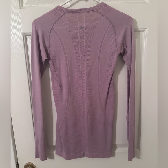 Lululemon Swiftly Tech Long-Sleeve Shirt 2.0 *Hip Length Rose Blush Size 4 - Picture 2 of 2
